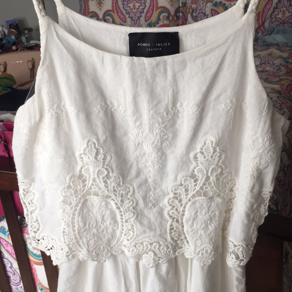 White Dress w/ Lace
